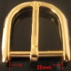 Wholesale 25mm gold plate Bag Pin Buckle B0327#