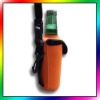 Neoprene cooler with strap/belt loop/clip, Stubby holder, Beer koozie, Can cooler with handle