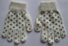 Wholesale Magic Knitted gloves with printing logo