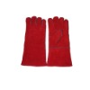 Wholesale fashion gloves,split leather gloves with 14" inch length