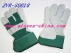 Wholesale cow split leather work gloves