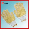 Wholesale the PVC dotted fashion cotton working gloves