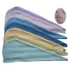 Wholesale microfiber hair turban towel