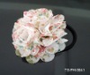 Wholesale HOT SELLING ELASTIC HAIR BANDS WITH 7 CM MULTICOLOR FLOWERS