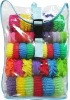 Wholesale fashion hair accessory hair ornament gift set in PVC bag