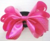 Wholesale Dot print fashion flower hair claw clipHBB-11-39-1