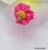 Wholesale 2011 super cute fashion bow hair comb with mashroom