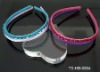 Wholesale HOT SELLING FABRIC HAIR BANDS / PLAIN BANDS + STONE BANDS IN MULTICOLOR