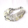 Wholesale Fashion elastic silk fabric headband