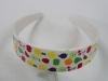 Wholesale Fashion printed plastic hair headband