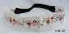 Wholesale White plain hair accessories glitter