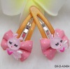 Wholesale Wholesale kid's snap nylon rabbit hair clip