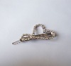 Wholesale Love heart metal bobby pin inset crystal Fashion hair accessories products