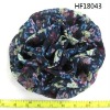 Wholesale latest pink satin flower hair clip brooches