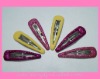 Wholesale 48mm newest design glitter snap clips,hair clips