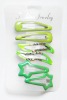 Wholesale hair accessory bright color hair clips