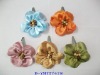 Wholesale Fashion Satin hair Pin with Wood Beads