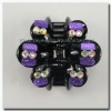 Wholesale 2011 hot women's flower crystal hair claw