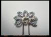 Wholesale flower shape hair pin(DAH40036)
