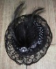 Wholesale fashion hair wear,hair accessory,min hats with feather
