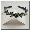 Wholesale 2011 hot women's plastic braid hair band