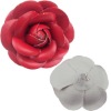 Wholesale pu flower shoe clip