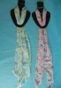 Wholesale 2011 Newest Fashion Silk scarf with flower Wholesale