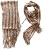 Wholesale Gold Wool Color Scarf 180x50cm