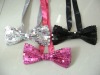 Wholesale Pink Color Sequin Bowties (Various Colors Available)