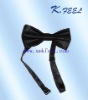 Wholesale Men's Simple Black Polyester Bowtie