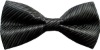 Wholesale Customized men's black bowtie
