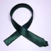 Wholesale Solid color mock Silk tie in green
