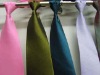 Wholesale polyester men solid necktie