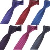 Wholesale Solid color narrow twill polyester necktie