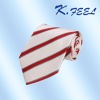 Wholesale printed red twill men's 100% polyester necktie