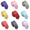 Wholesale 100% Polyester Slim Necktie For Men In Stock,10pcs/pattern