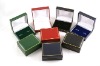 Wholesale leather cufflinks giftbox