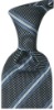 100% polyester striped tie