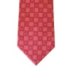 Wholesale 100%silk profession red quadrille necktie