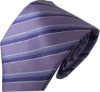 Wholesale men's microfiber stripe tie