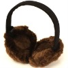 coffee colour fur muff