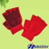 Wholesale knitted half finger fingerless glove