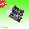 Wholesale Black fingerless lace gloves for party
