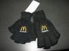 Wholesale Half finger printed gloves