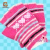 Wholesale fingerless gloves knitting pattern,fingerless gloves patterns,fingerless striped gloves,NLKG(311)