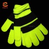 neon glove,neon fingerless glove,striped neon glove NLNP(127)