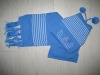 Wholesale knitting scarf and hat set