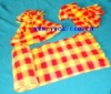 Wholesale Kids winter polar fleece cap/gloves/scarf 3 pcs set