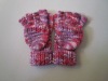 Wholesale women's knitted fashion winter gloves