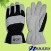 Wholesale PU leather winter warm sport glove with soft nap